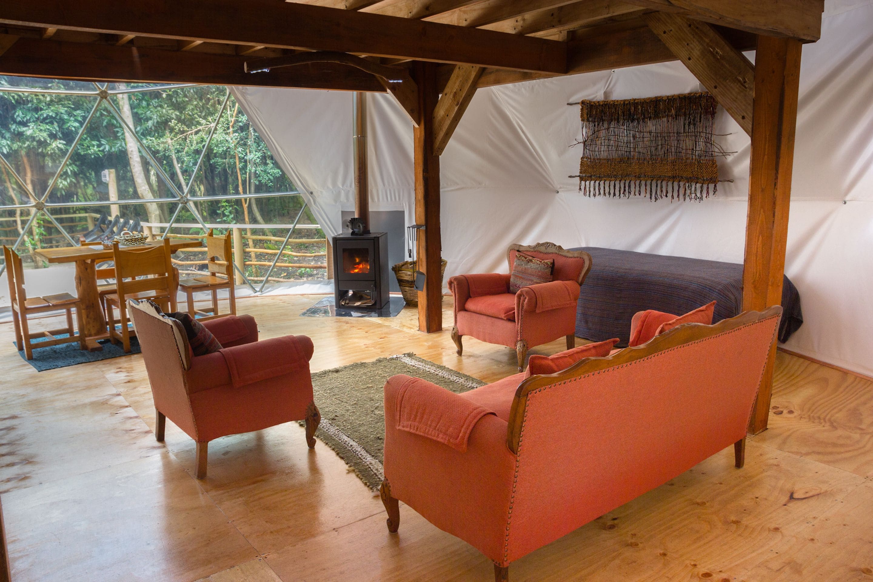 Family Tent | Premium bedding, in-room safe, individually decorated, soundproofing