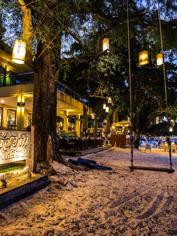 Façade de l’hébergement - soirée/nuit