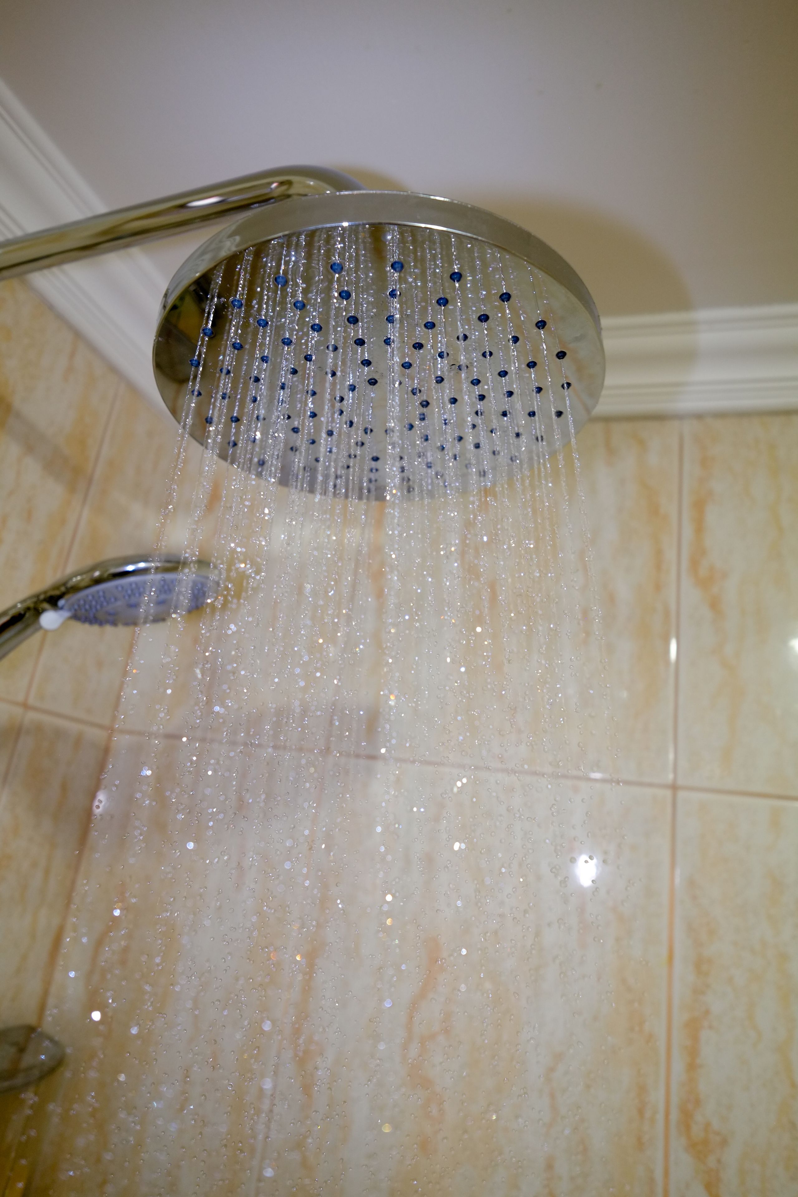 Regadera en el baño