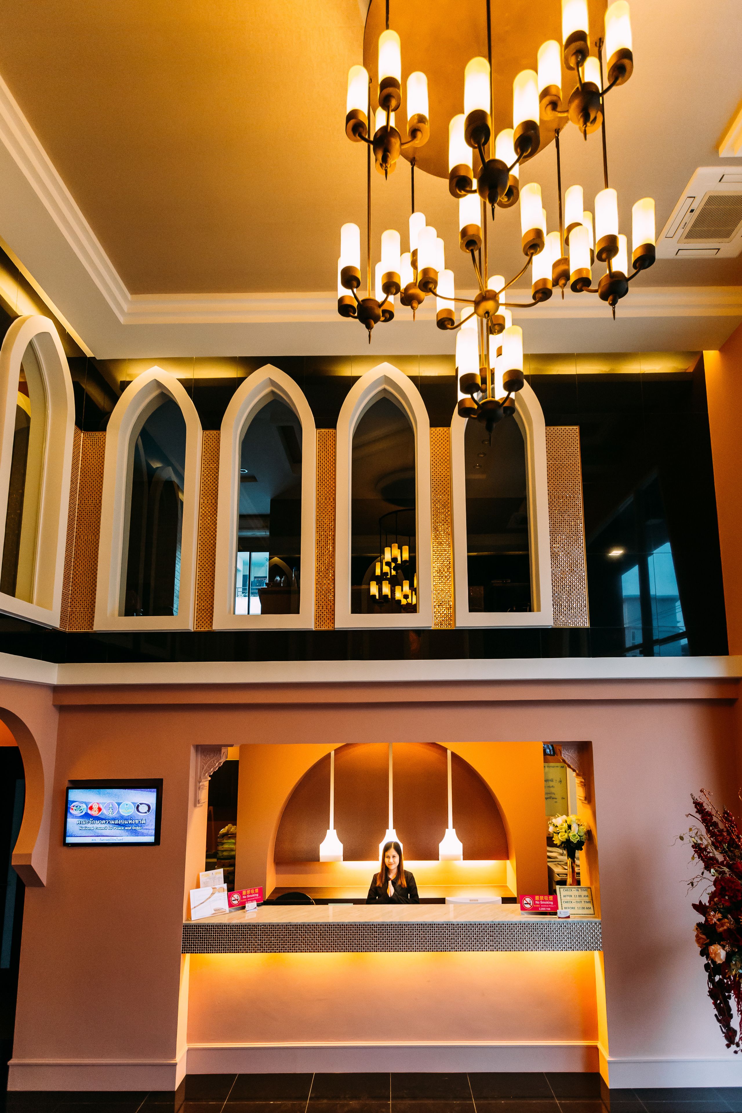 check-in/check-out kiosk