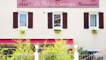 Façade de l’hébergement