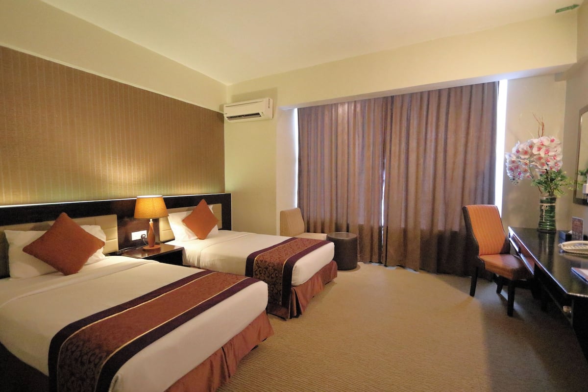 Deluxe Twin kamer | 1 slaapkamer, een kluis op de kamer, gratis wifi, rolstoeltoegankelijk
