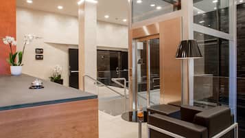 Interior entrance