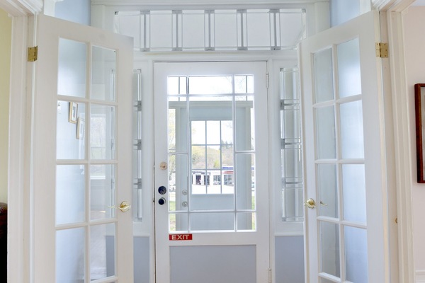 Interior entrance