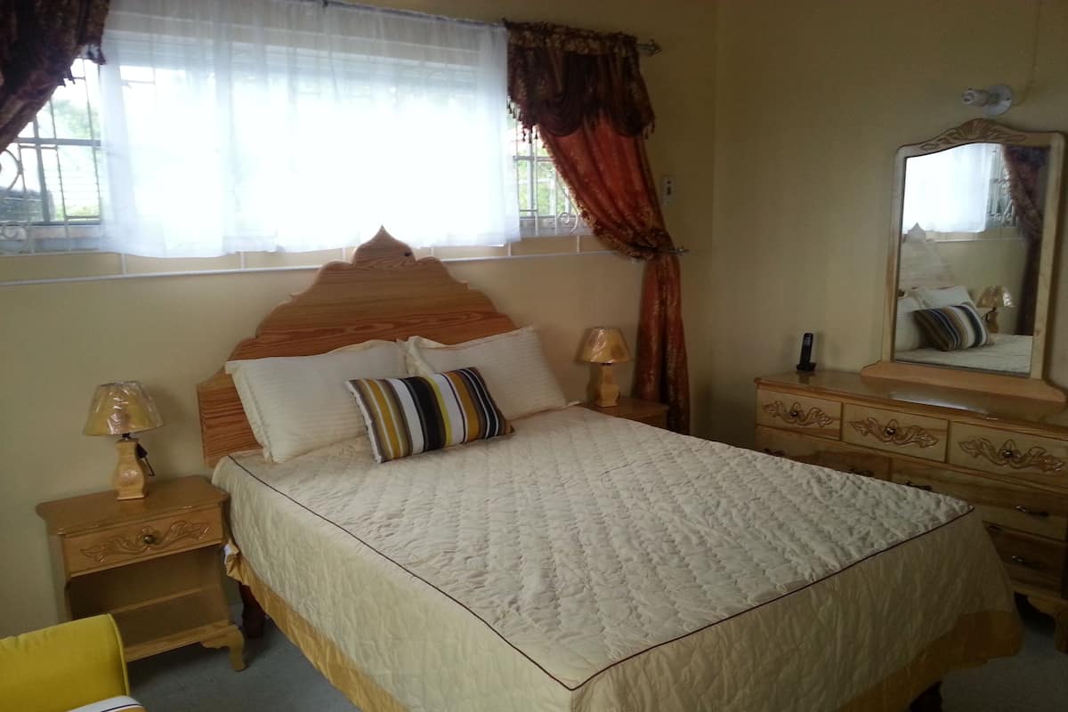 Individually decorated, individually furnished, iron/ironing board