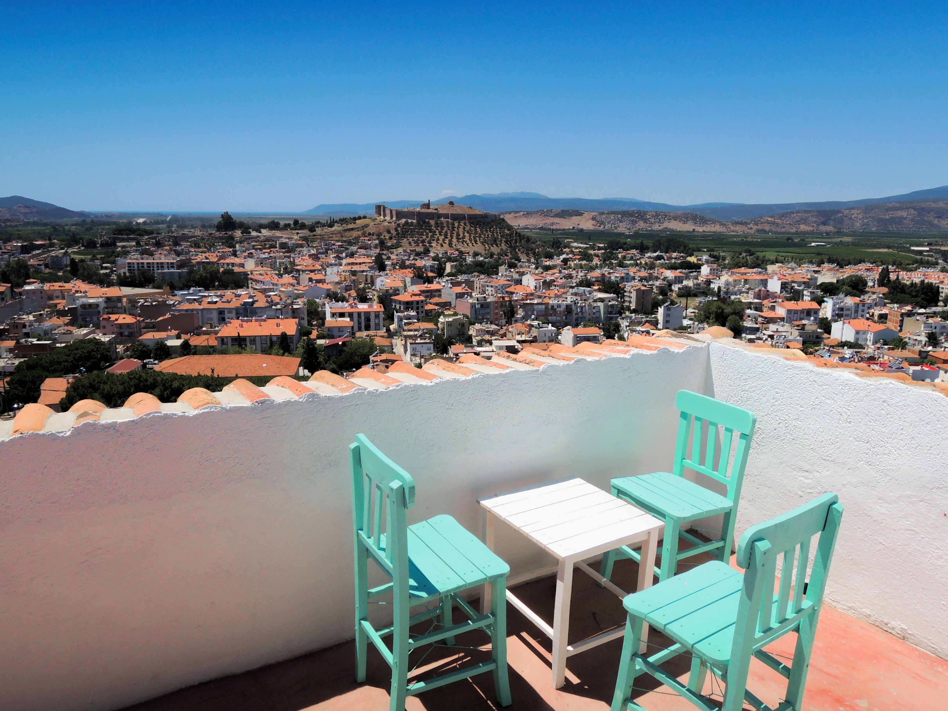 panoramic triple room, balcony, city view | balcony