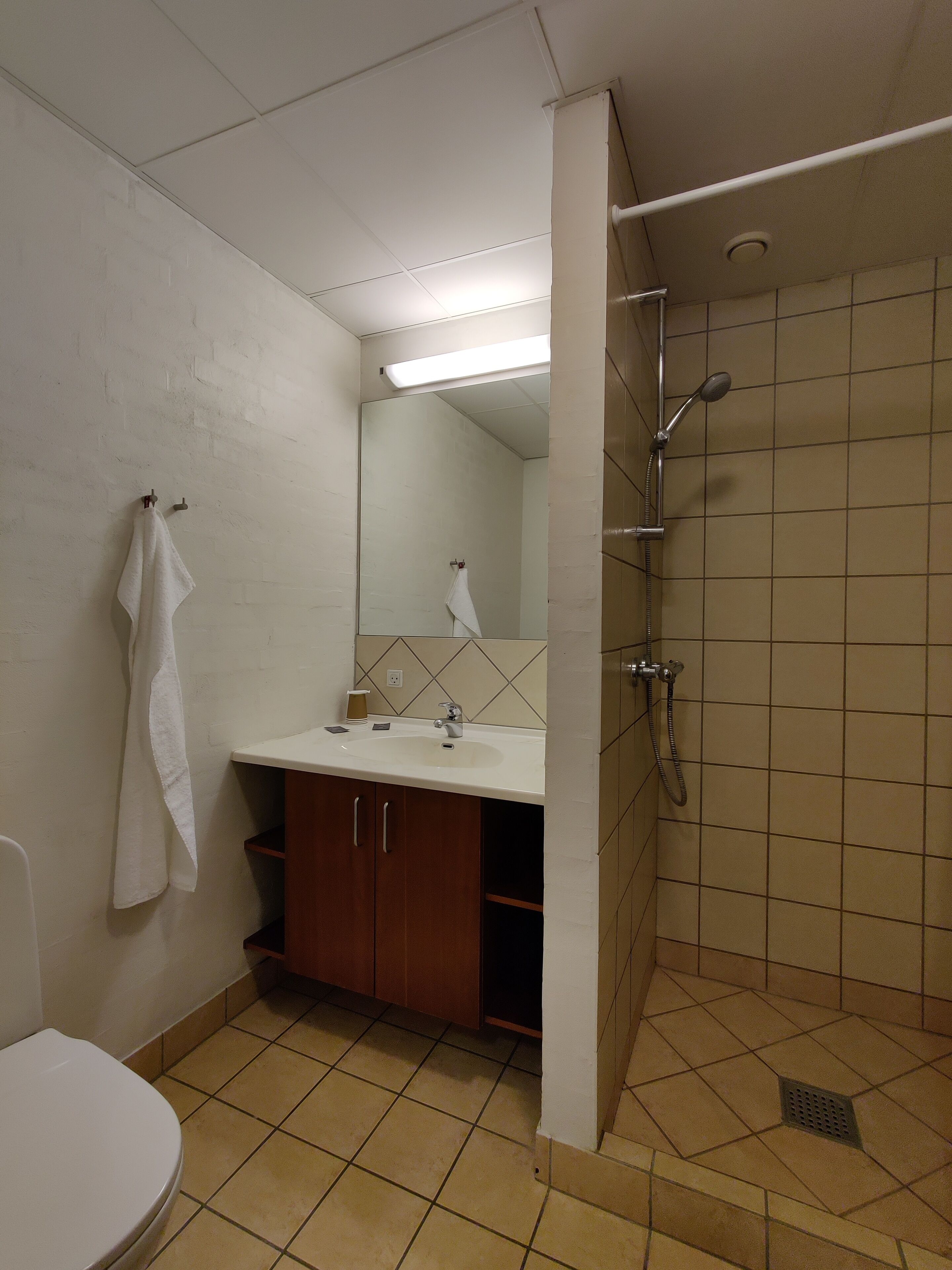 double room | bathroom | shower, free toiletries, hair dryer, towels