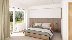 Quarto casal conforto | 1 quarto, escrivaninha, quartos à prova de som