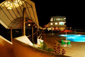 Front of property - evening/night