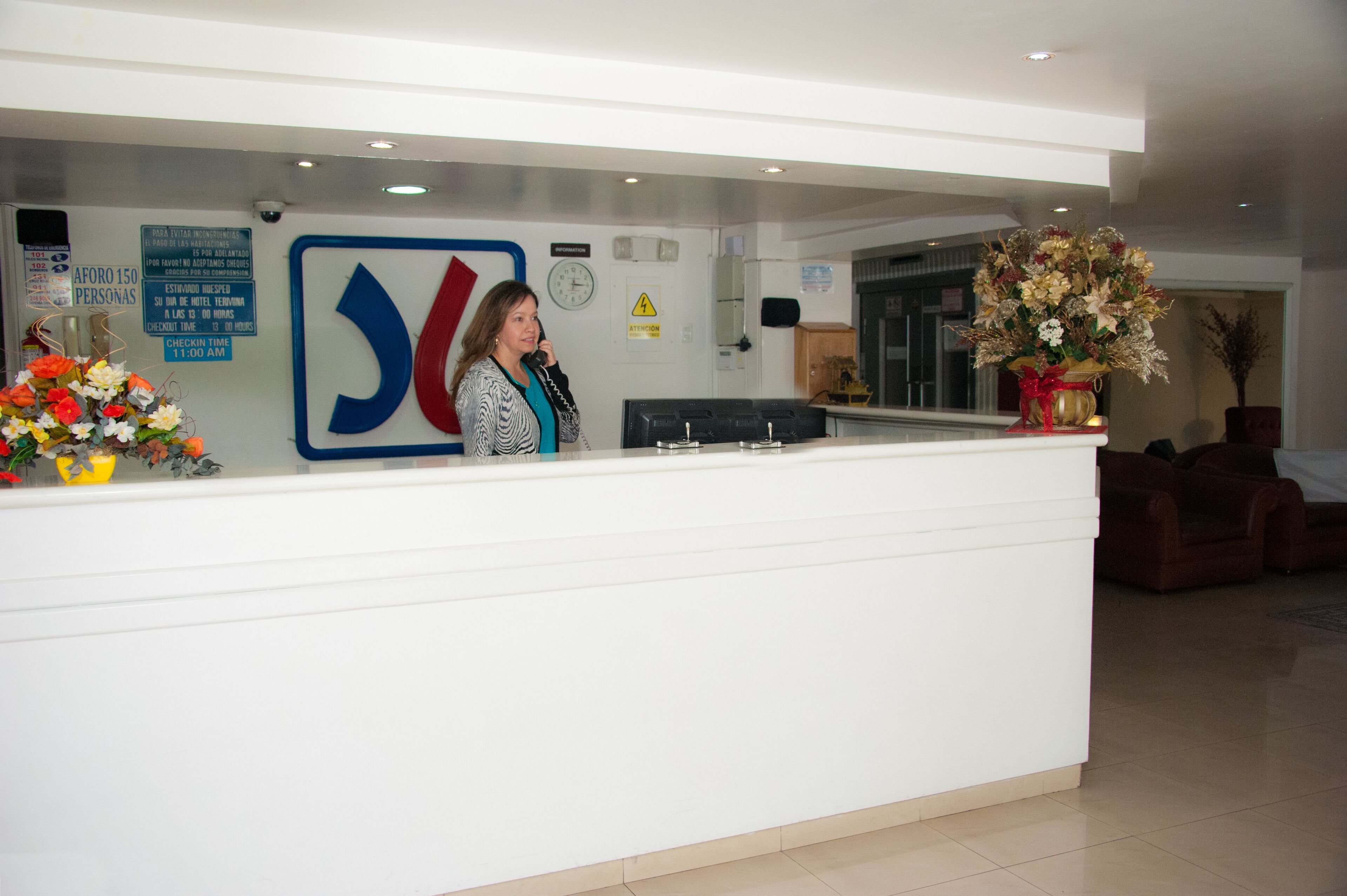 check-in/check-out kiosk