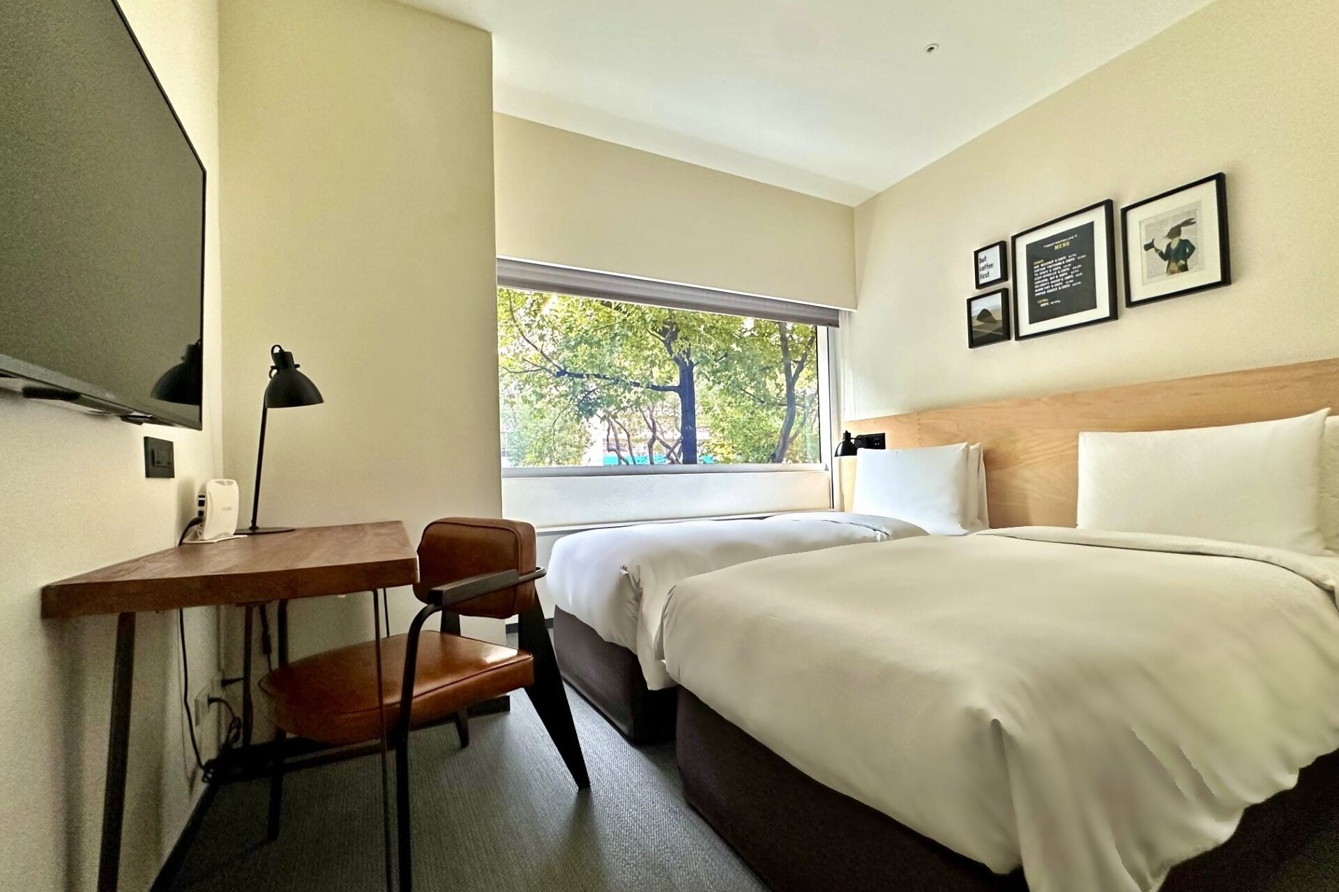 Twin Room (Medium, Tree View) | Premium bedding, down comforters, in-room safe, desk