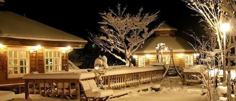 Front of property - evening/night