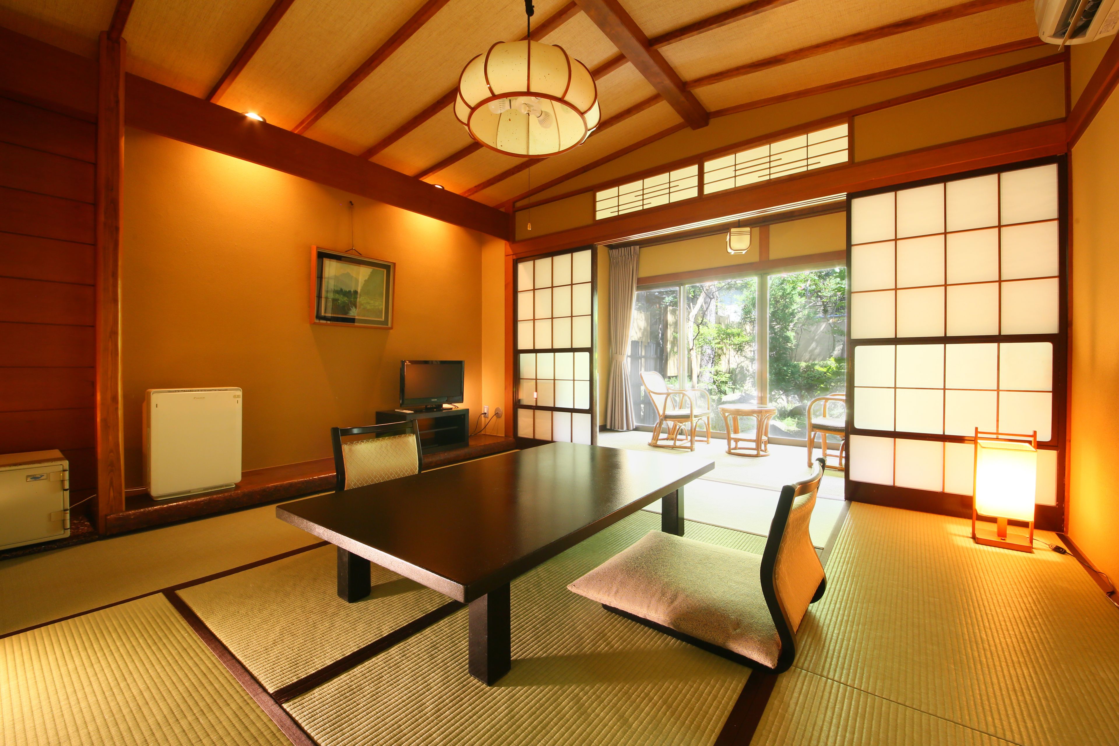 Japanese Style Room with Private Bath | Living area | Flat-screen TV
