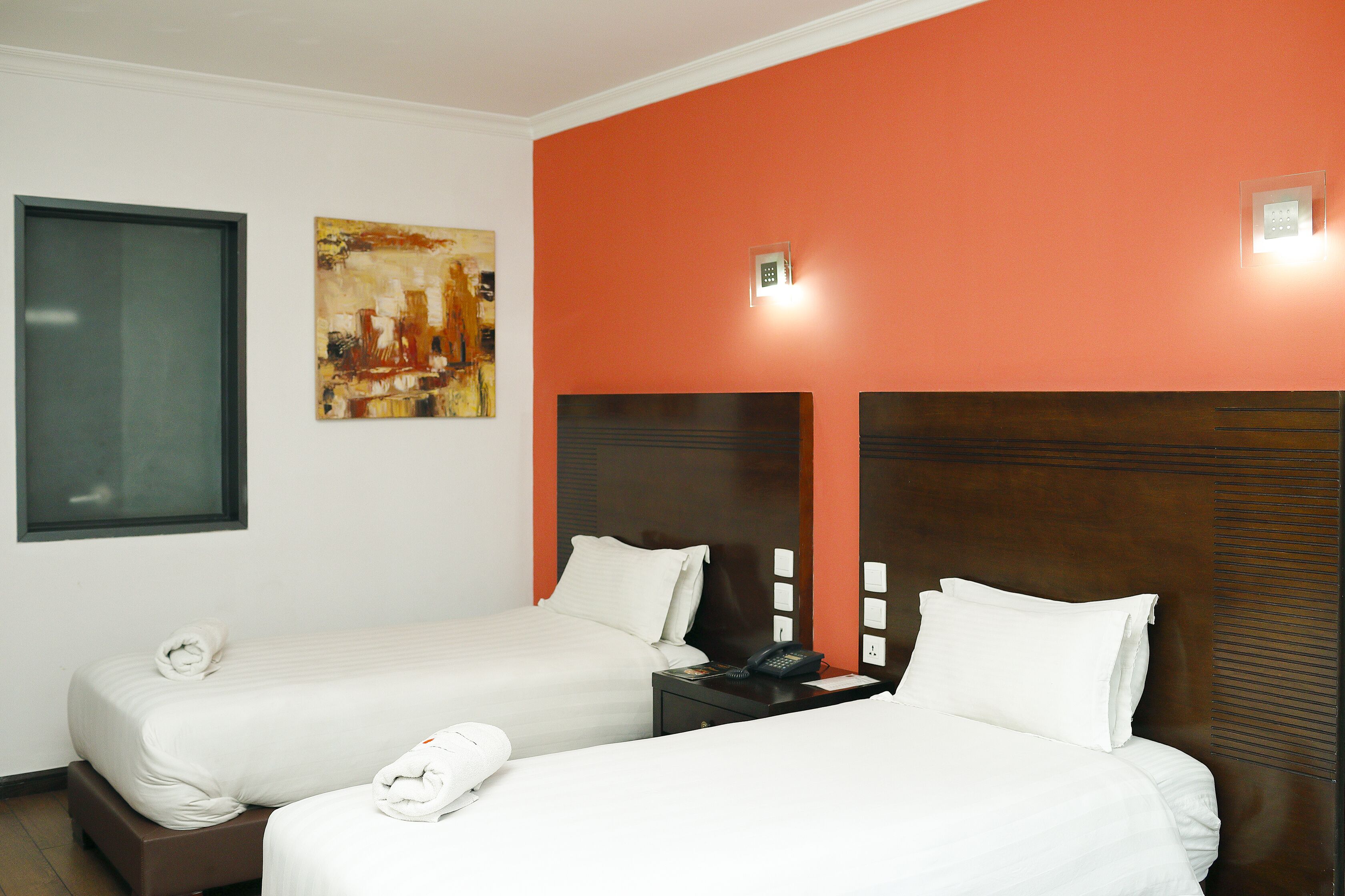 twin room, smoking | premium bedding, select comfort beds, minibar, in-room safe