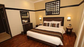 In-room safe, iron/ironing board, rollaway beds, free WiFi