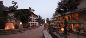 A hotel with a reception area, a restaurant, and a fun zone. - Club Mahindra Mount Serene (Devikolam)
