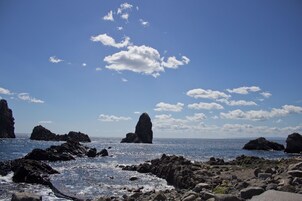 En la playa, buceo