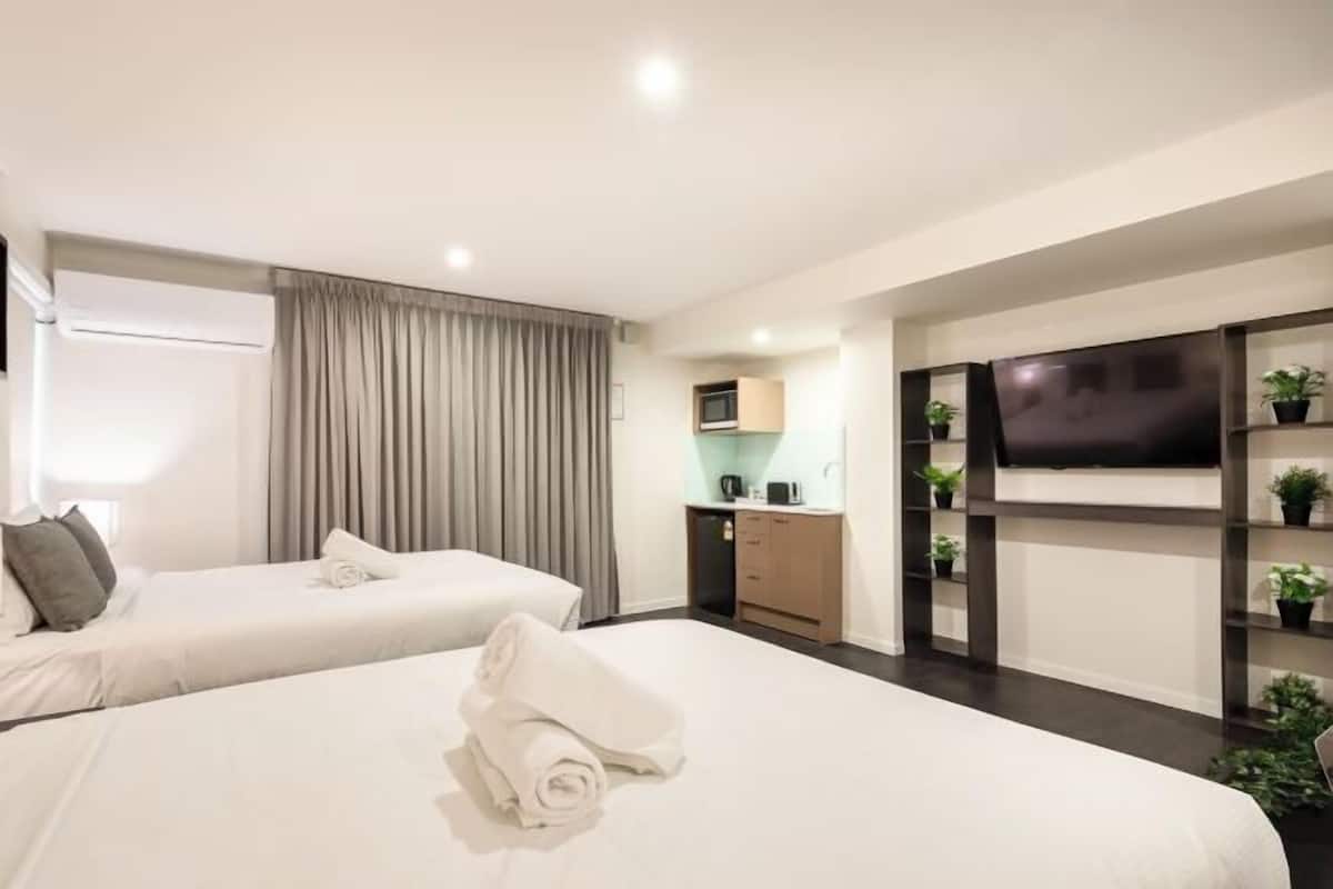 2 slaapkamers, Italiaanse Frette-lakens, luxe beddengoed