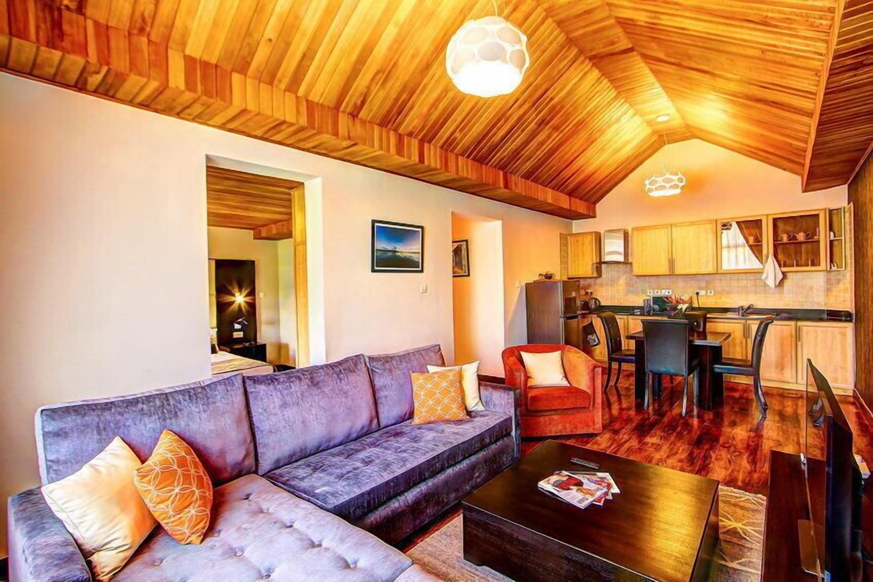 Panoramic Penthouse, 1 Bedroom, City View | Living area | Flat-screen TV