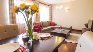 Appartement Exécutif, 2 chambres, vue ville | Vue de la chambre