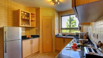 Apartamento standard, 1 quarto, vista para a cidade | Vista do quarto