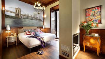 Premium bedding, down duvets, Select Comfort beds, free minibar