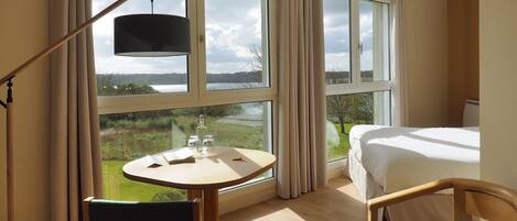 Classic Double Room, Partial Ocean View | Premium bedding, Select Comfort beds, desk, blackout curtains