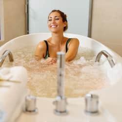 Sauna, steam room, hot springs/mineral springs, body treatments, facials