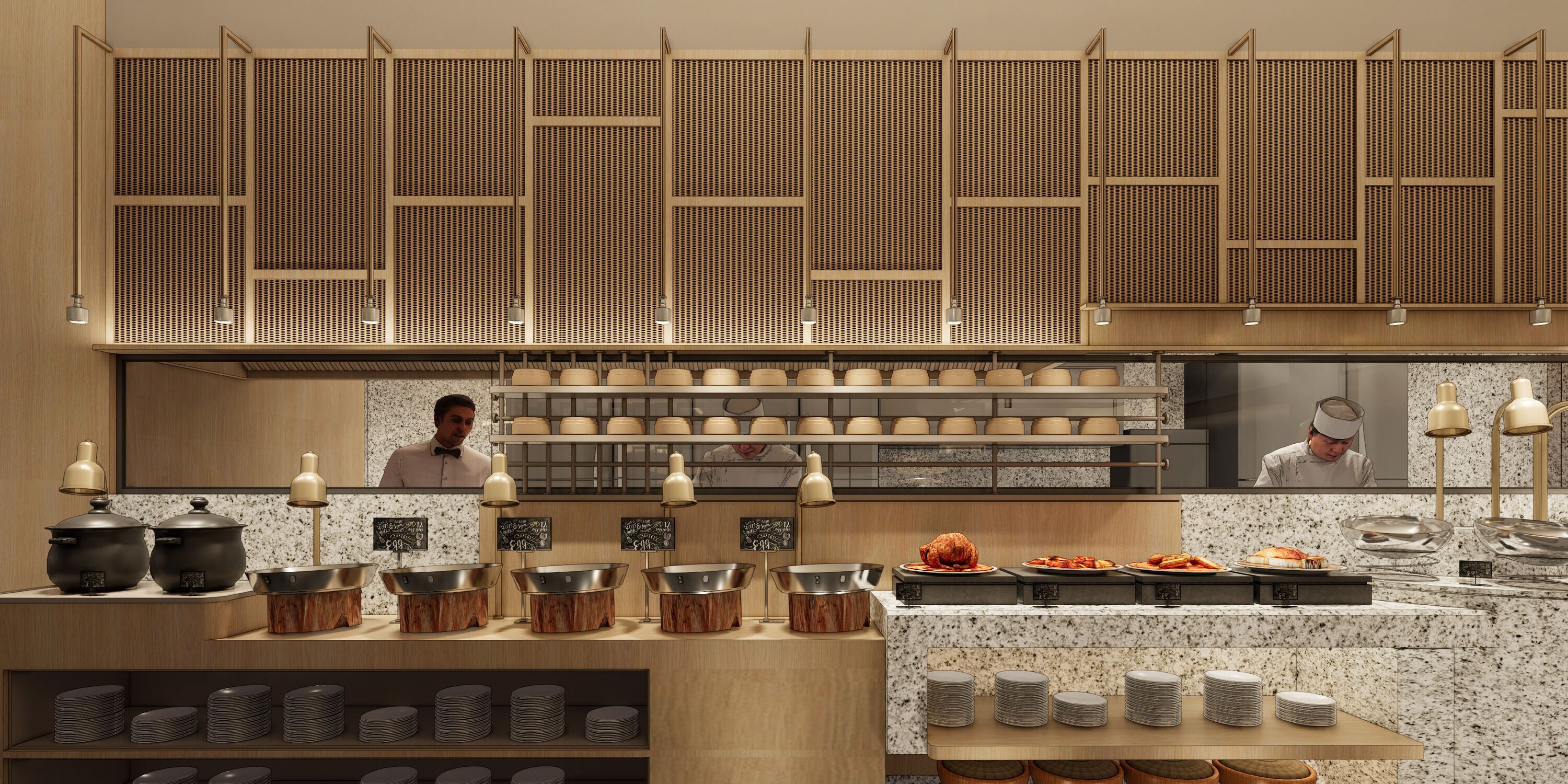 3 restaurants, breakfast, lunch, dinner served; international cuisine