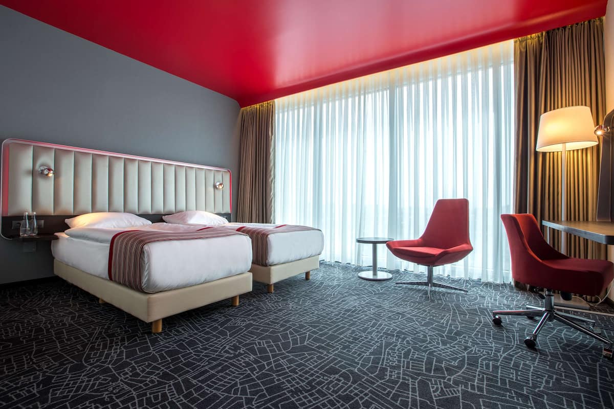 Premium bedding, minibar, in-room safe, desk