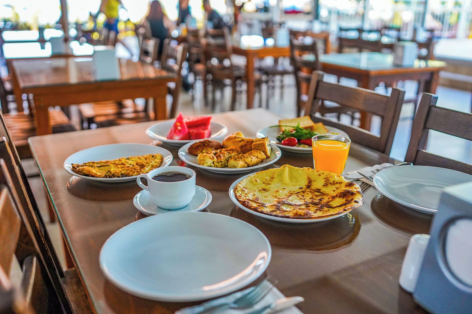 Tägliches inbegriffenes Frühstücksbuffet