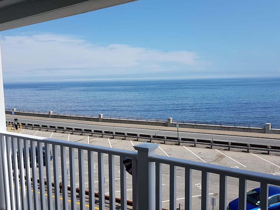 Blick von der Unterkunft