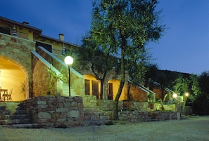 Front of property - evening/night