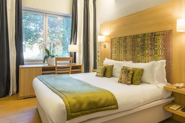 Double Room | Down comforters, minibar, in-room safe, desk