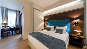 Couette en duvet d'oie, minibar, coffres-forts dans les chambres, bureau