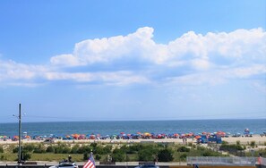 Vista a la playa o el mar