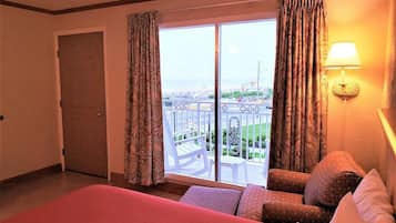 Deluxe Room, 2 Queen Beds, Ocean View | Iron/ironing board, free WiFi, bed sheets