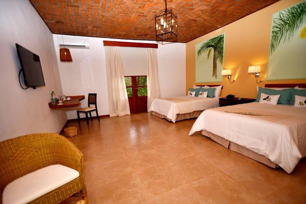 double room, 2 queen beds | minibar, in-room safe, desk, blackout curtains