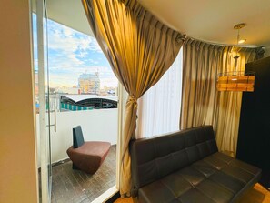 Appartement Deluxe, 1 chambre | Coin séjour