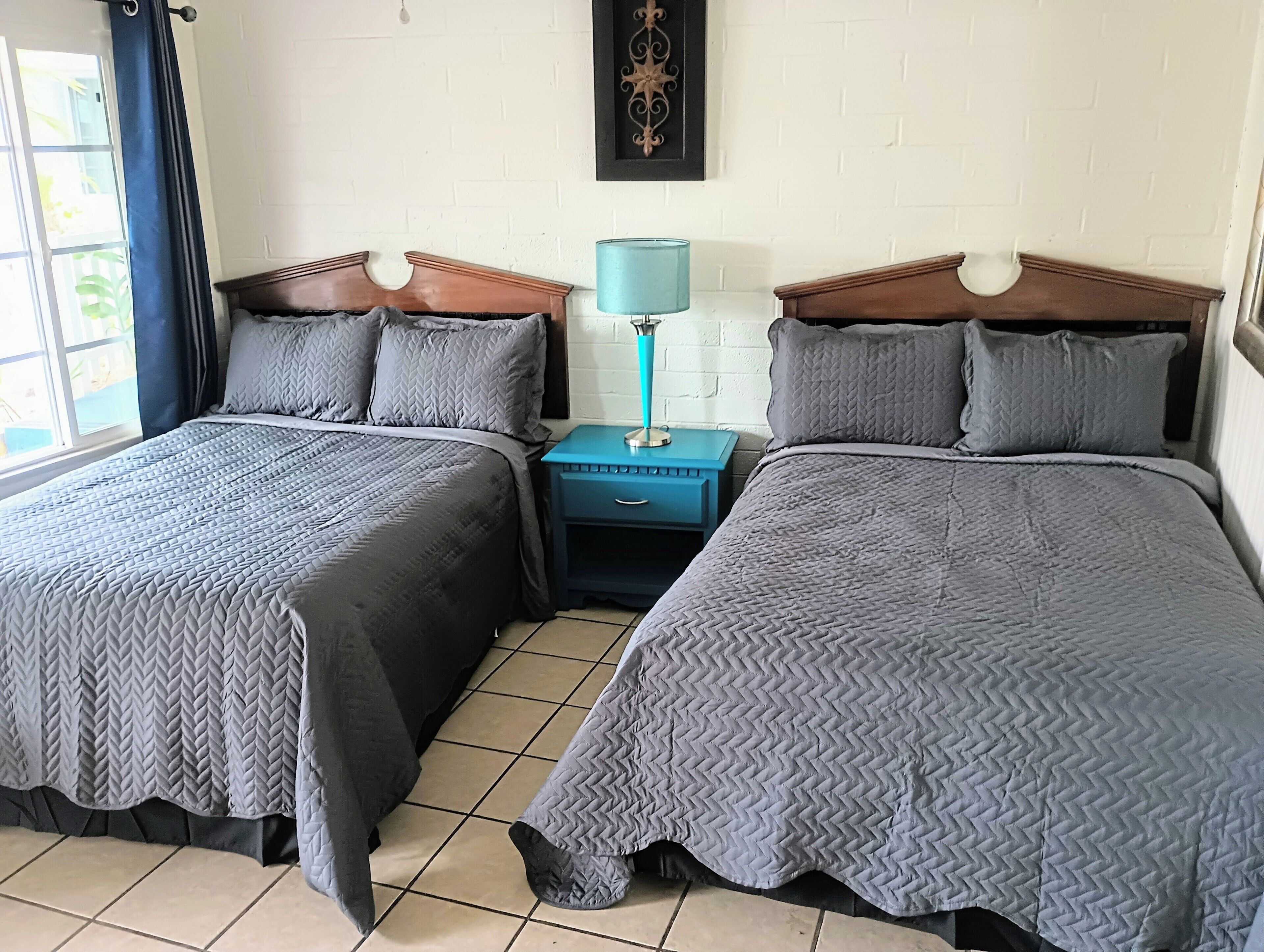 Premium bedding, free WiFi, bed sheets