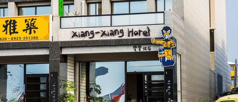 Majoituspaikan julkisivu