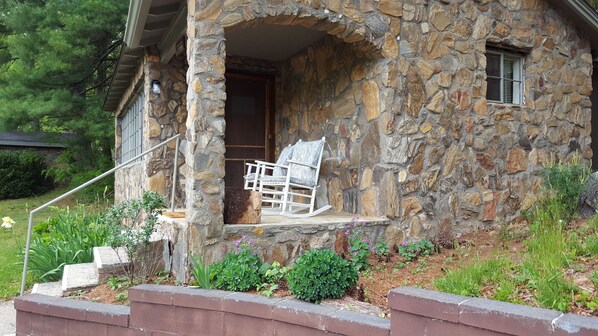 Ferienhütte, 2 Doppelbetten, Bergblick | Bettwäsche