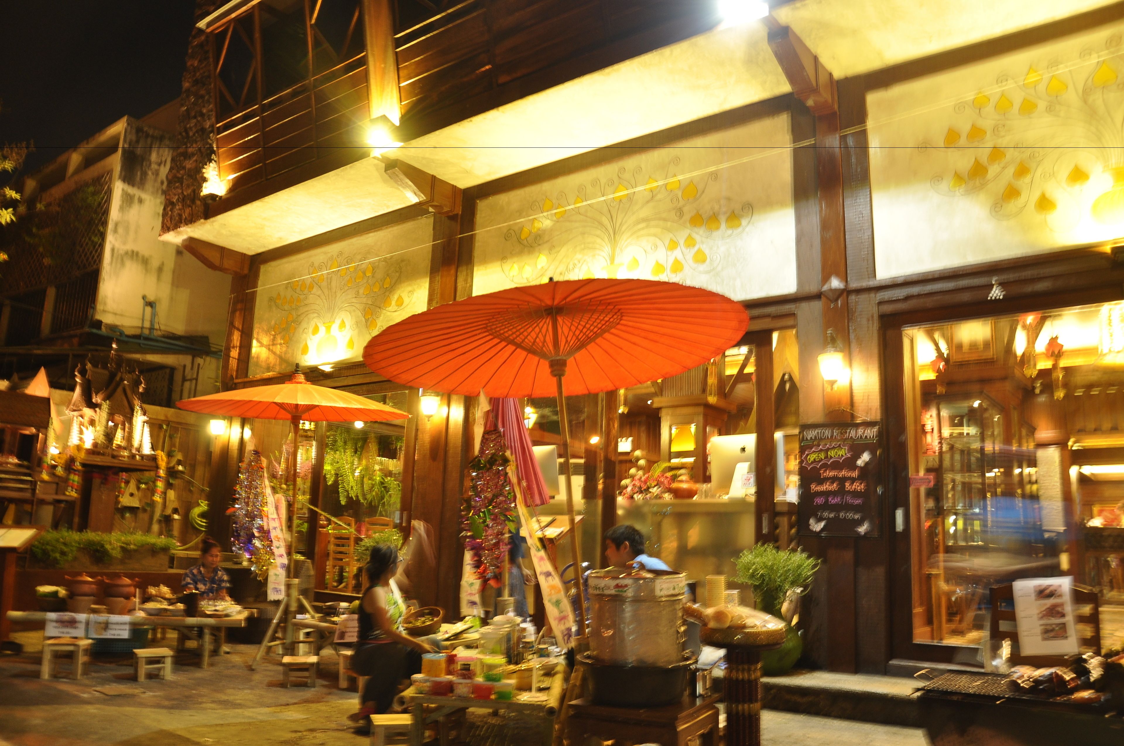 front of property – evening/night