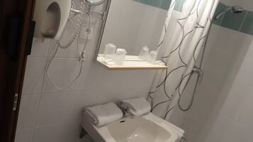 Free toiletries, hair dryer