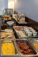 Daily buffet breakfast (EUR 16 per person)