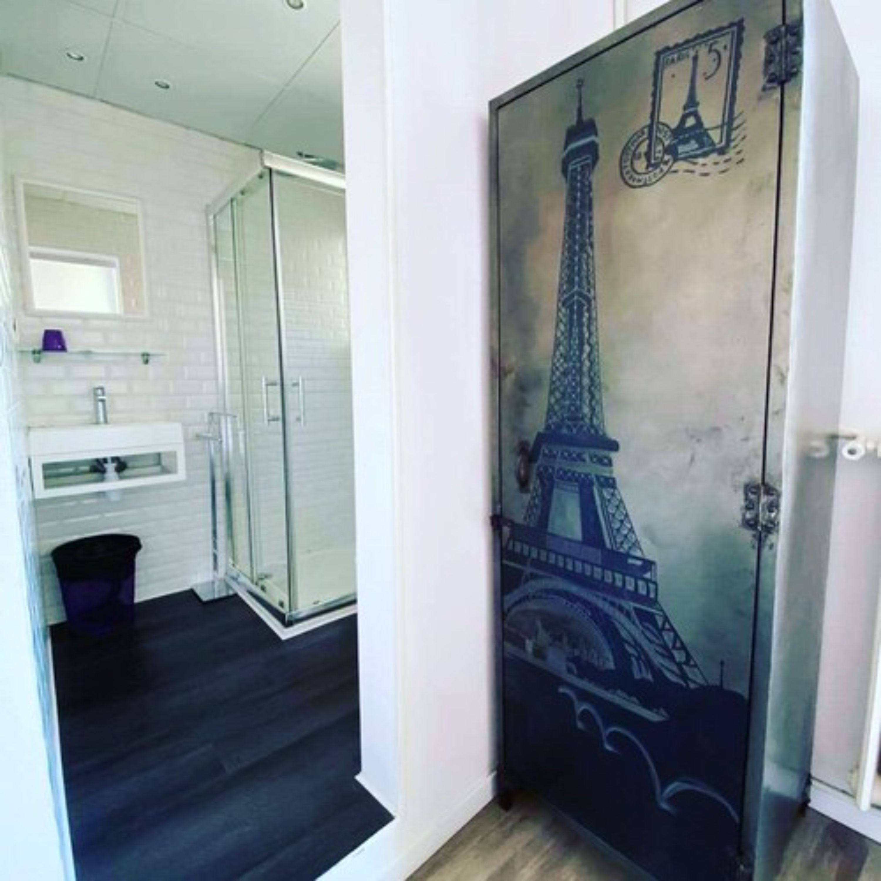 standard double room (renovated) | bathroom | hair dryer, towels