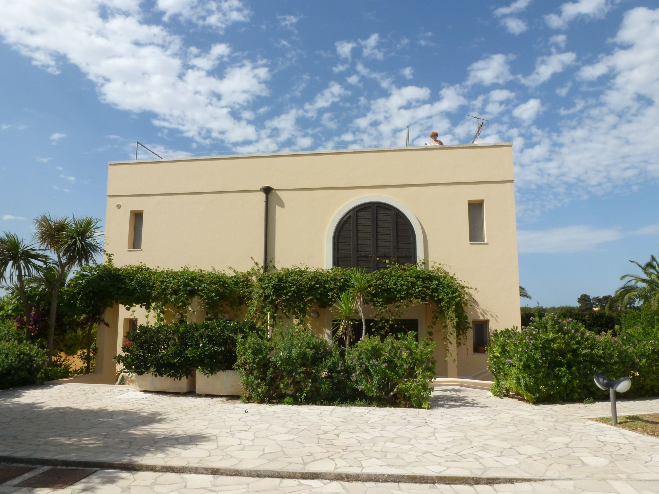 Fassade der Unterkunft