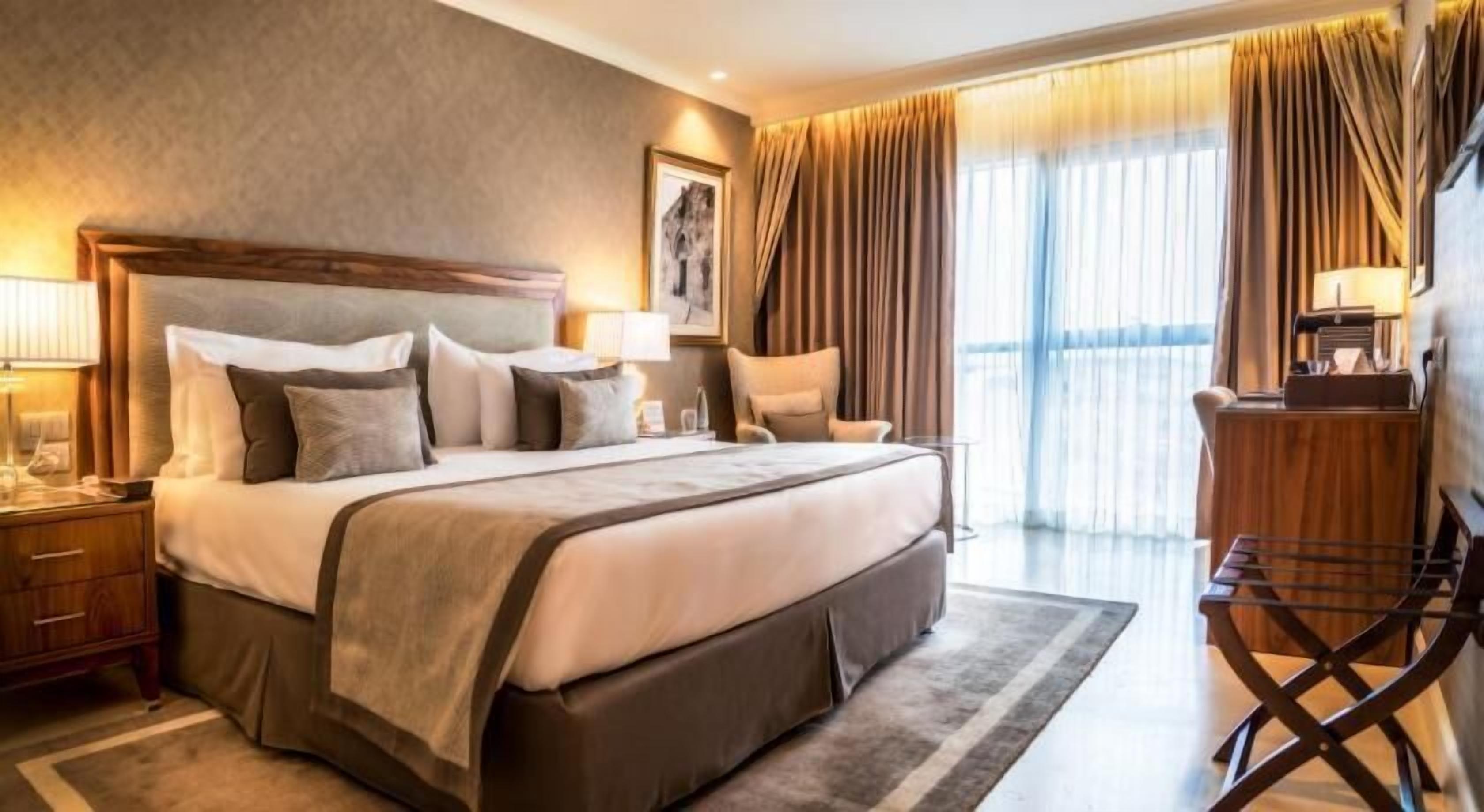 Minibar, in-room safe, desk, blackout curtains