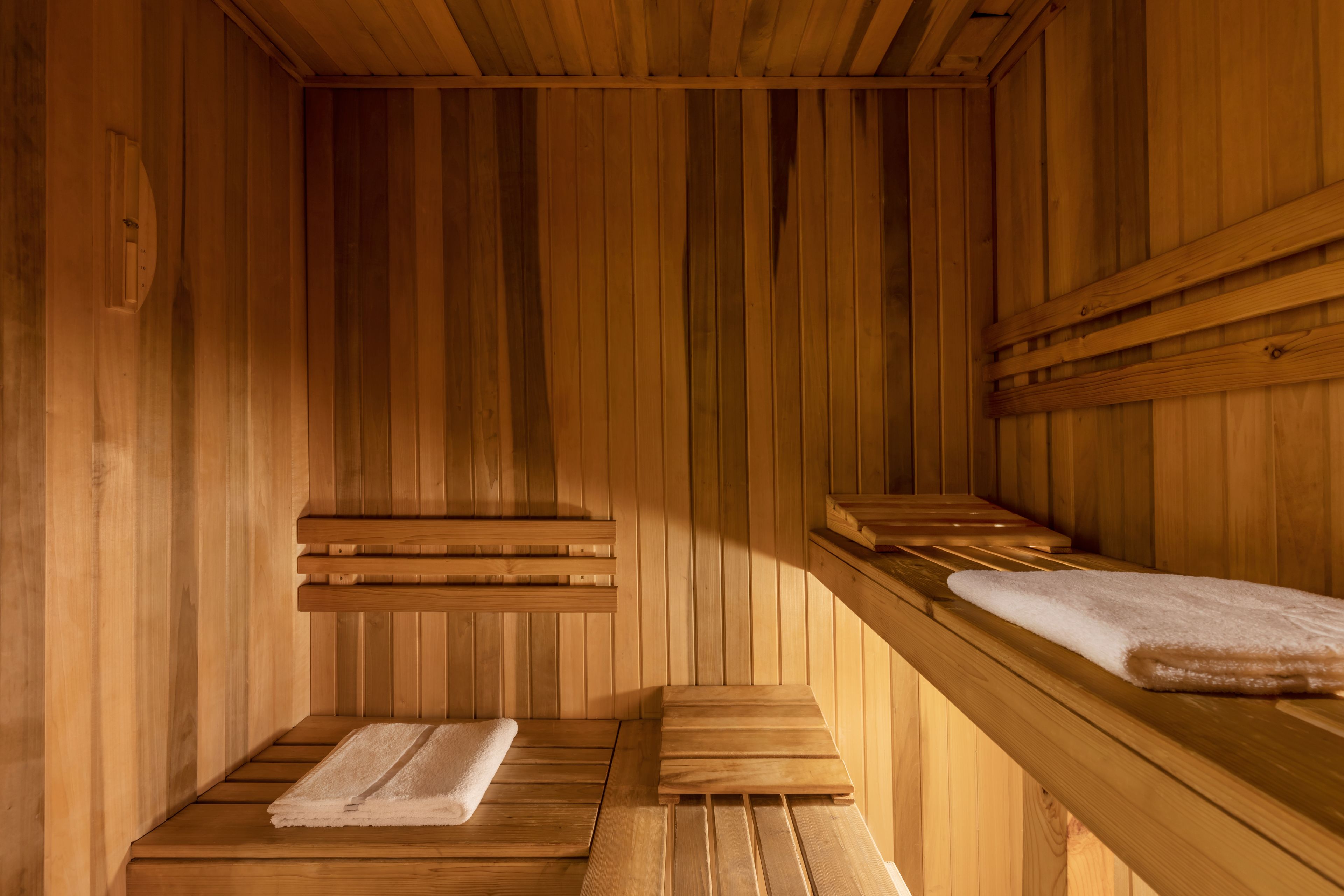 sauna, steam room, body treatments, facials, massage/treatment rooms
