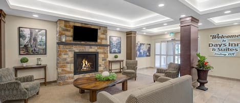 Coin salon dans le hall